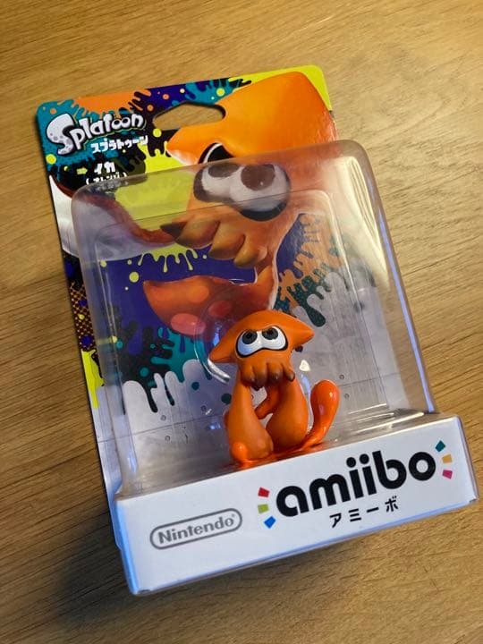 amiibo アミーボ イカ【オレンジ】 スプラトゥーン - メルカリ
