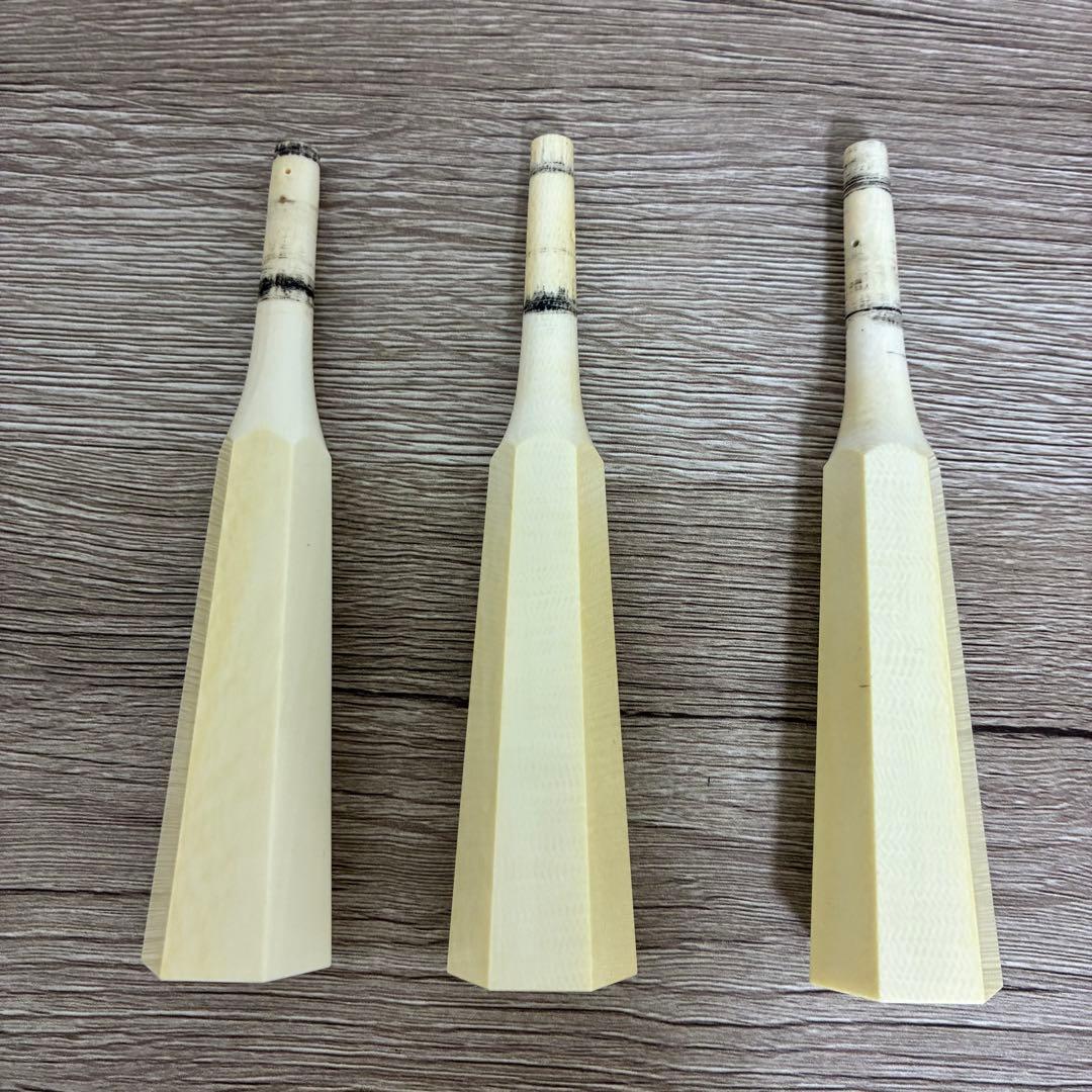 三味線 撥 バチ 糸巻き 天然素材 三本セット