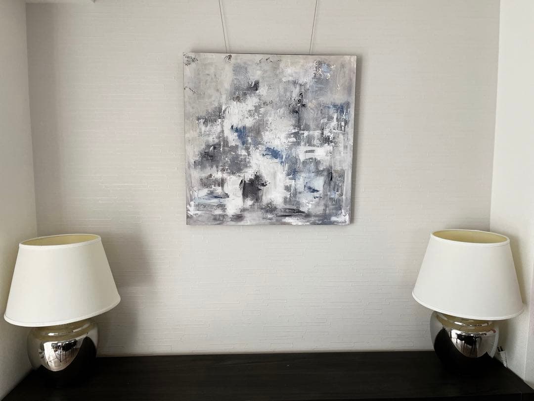 アートパネル60×60(未使用、美品) アートパネル 60×80 水晶絵 HC9412 人物 女性 壁掛けパネル 絵