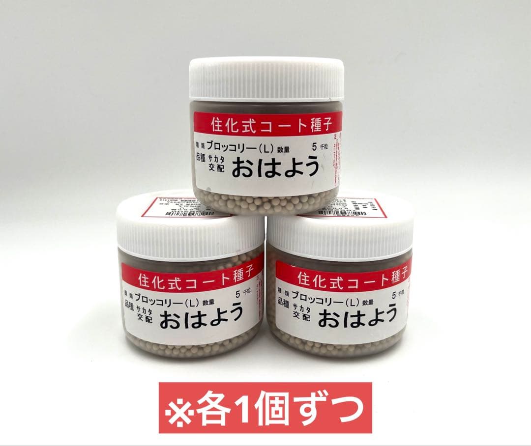 お得セット】ブロッコリー（SK9-099、おはよう）種子2個セット - メルカリ