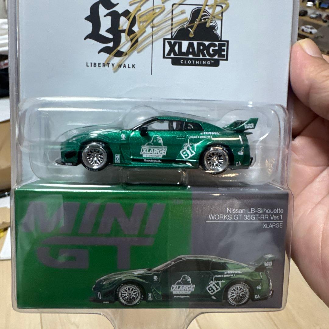 MINIGT LBWK × XLARGE LB-シルエット GTR35 - メルカリ