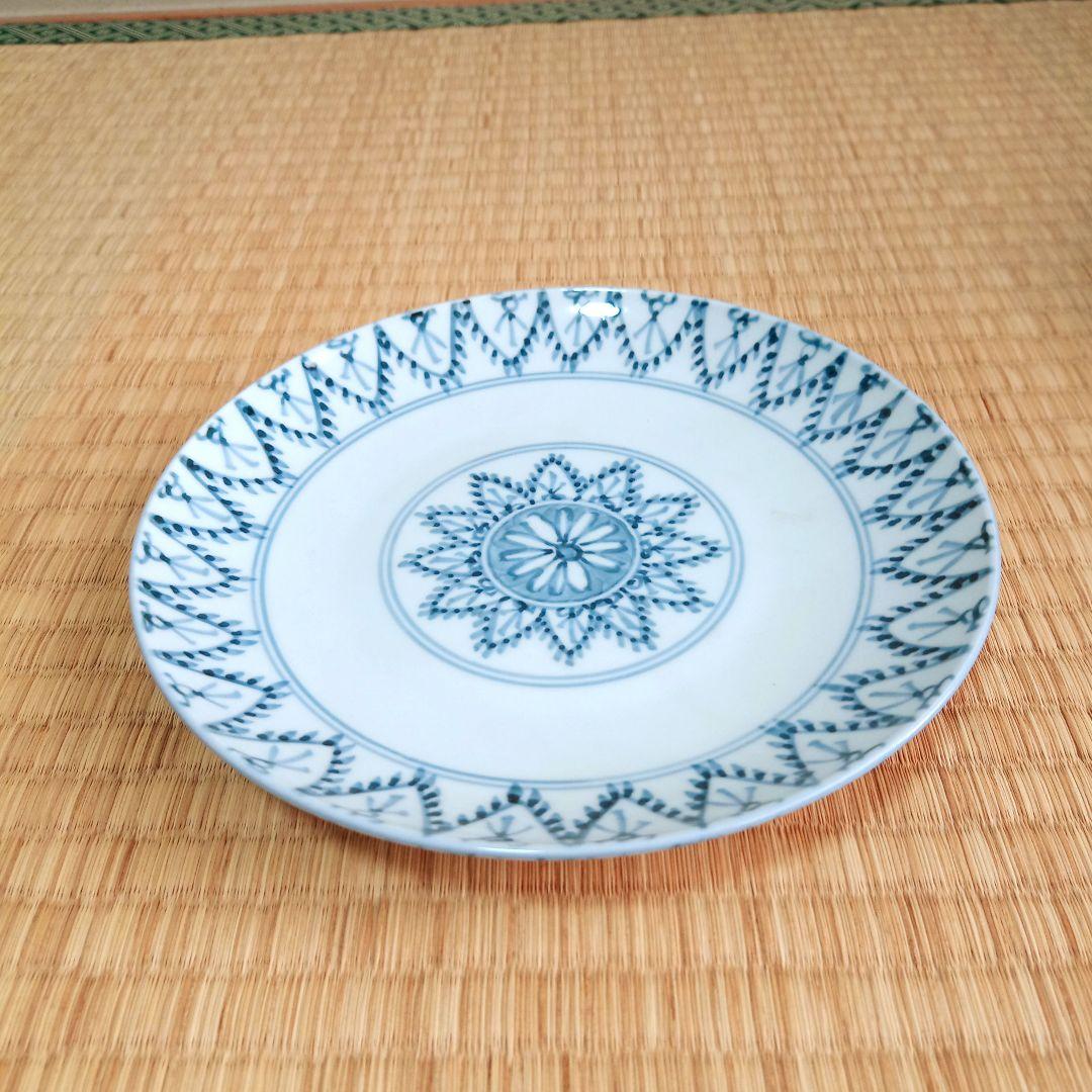 新品 未使用】 有田焼 源右衛門窯 染付唐草 組皿 スープ皿 5客揃