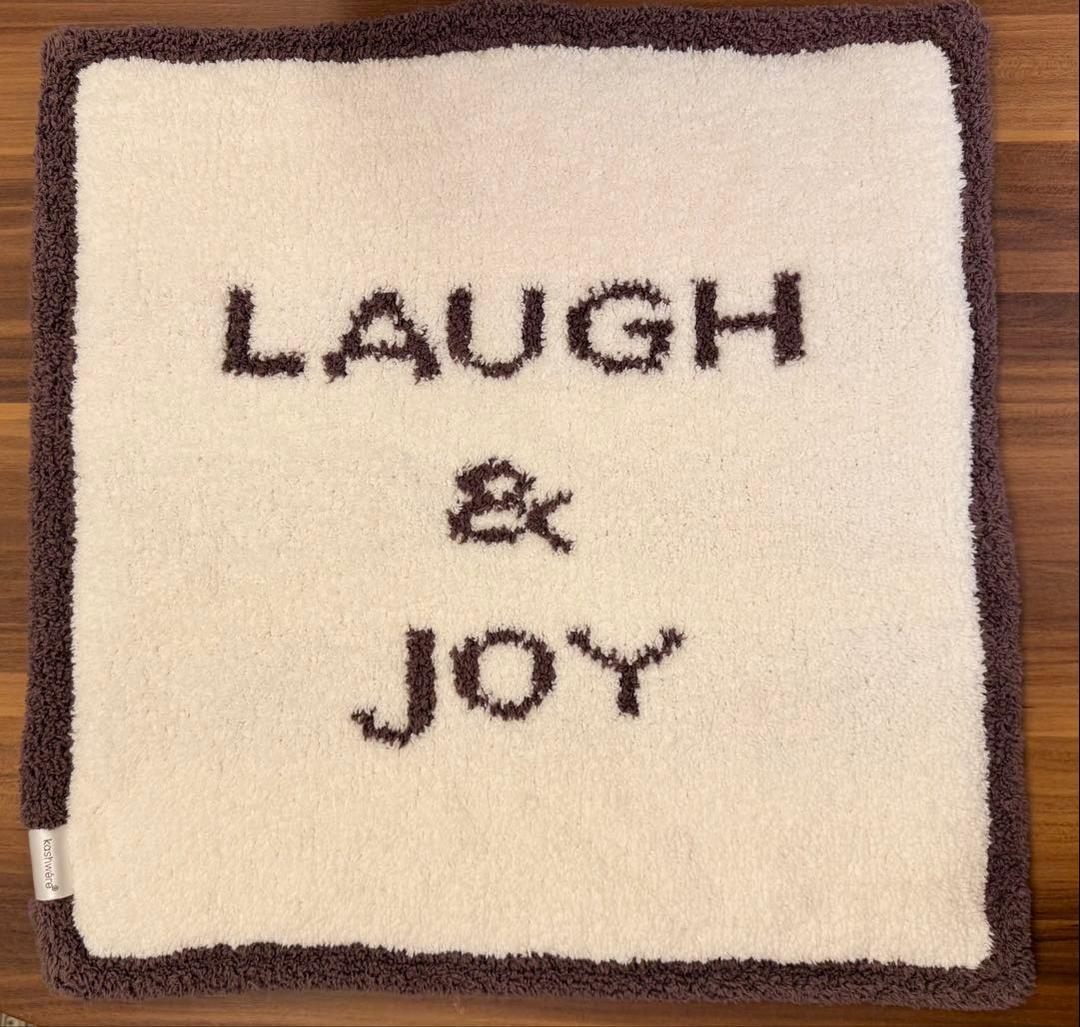 ※セール【2点】定価16500円美品　カシウェアクッションカバー CUSHION COVER / DAMASK(カバーのみ silver blue/creme): HOME