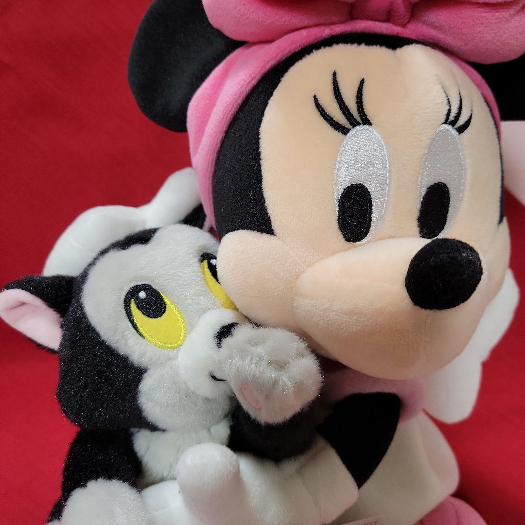 ミニーちゃん&フィガロ ぬいぐるみ ディズニーリゾート タグ付き