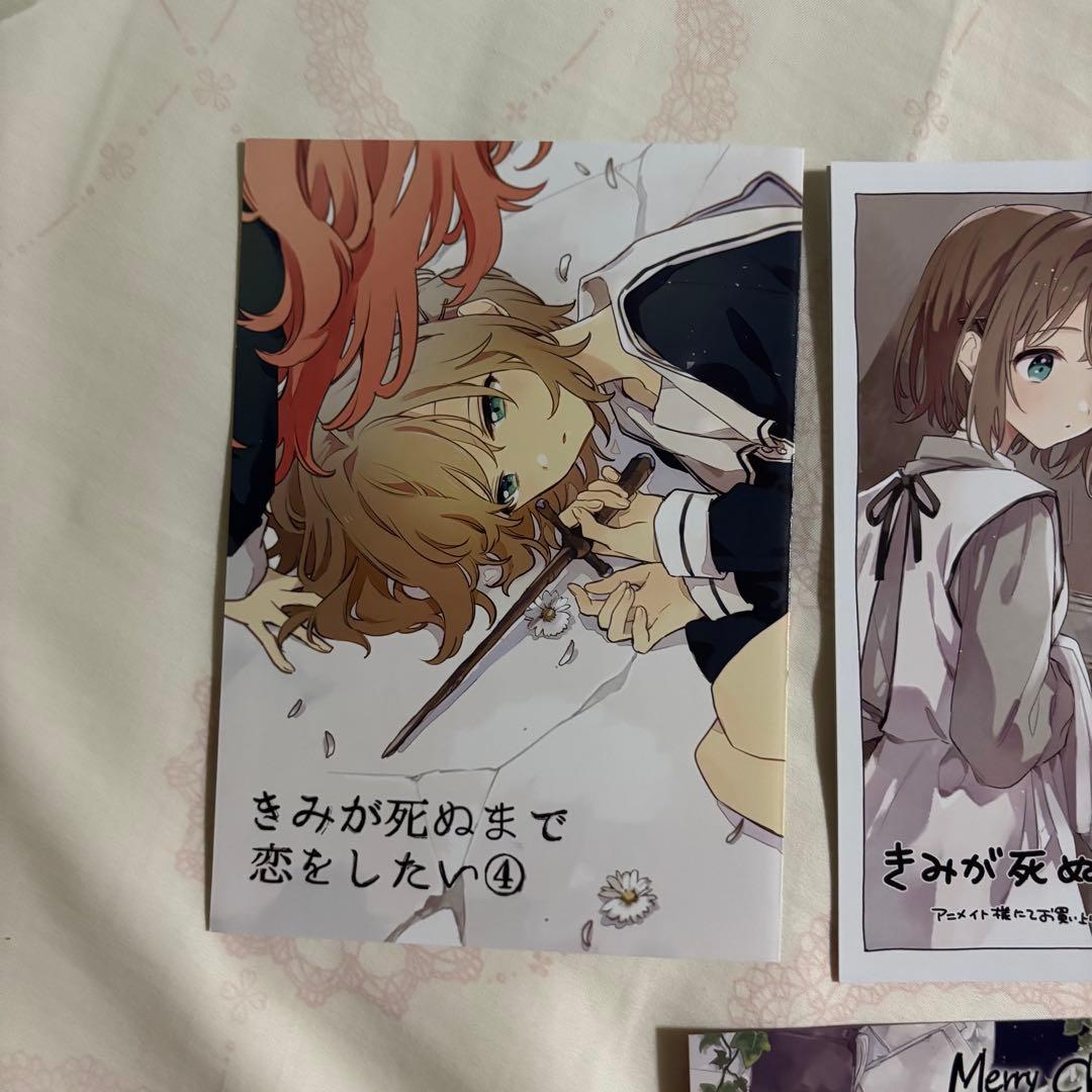きみが死ぬまで恋をしたい アニメイト 特典 特装版小冊子 クリスマスカード