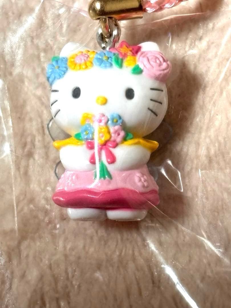 激レア❣️未使用未開封❗️ハローキティストラップ お花屋さん、本屋さん