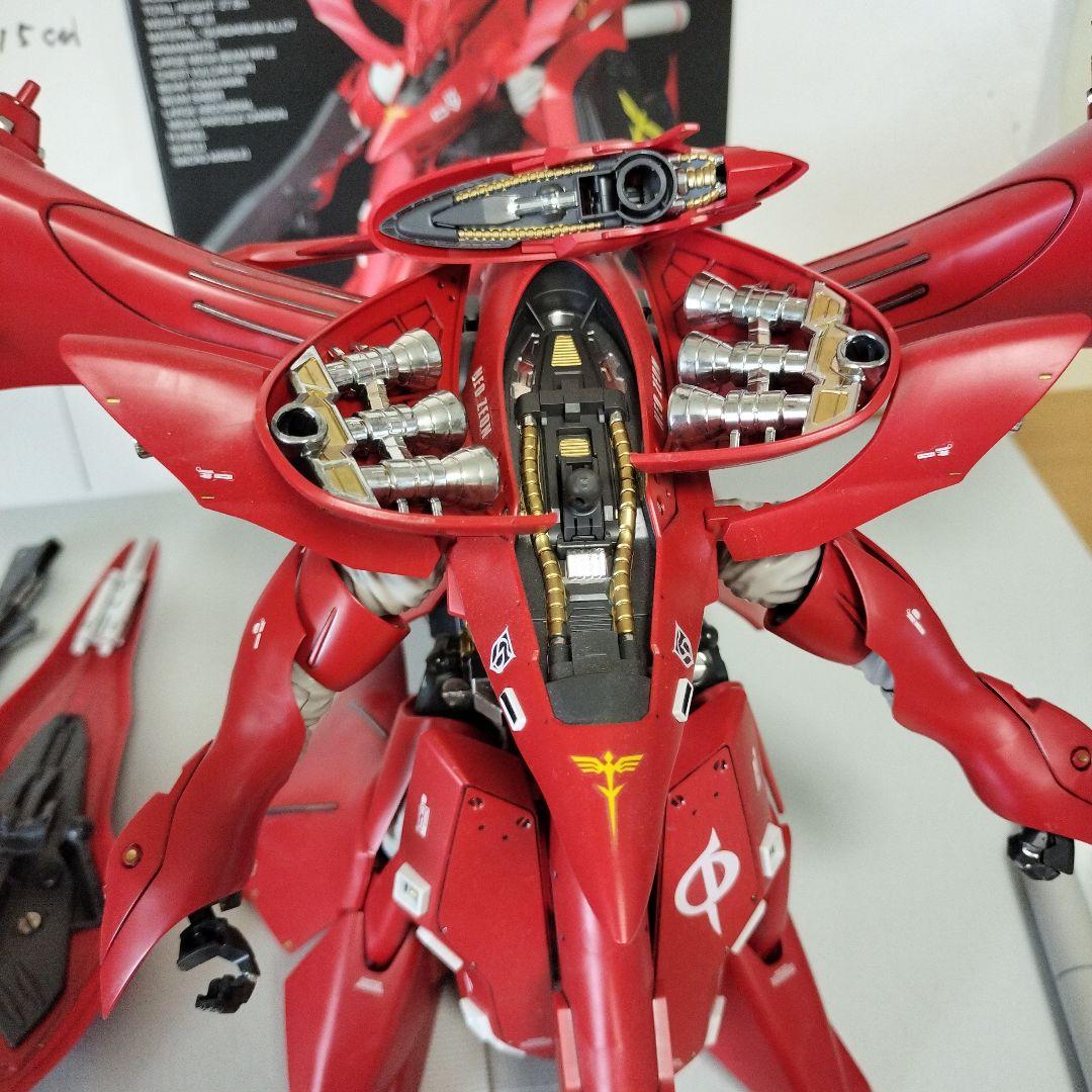 HG 1/144 MSN-04Z ナイチンゲール 塗装完成品 ガンプラ 逆シャア