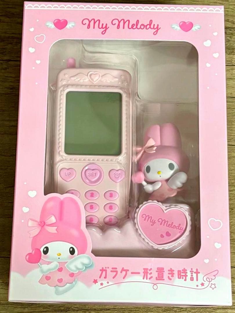 サンリオ マイメロディ ガラケー形置き時計 - メルカリ
