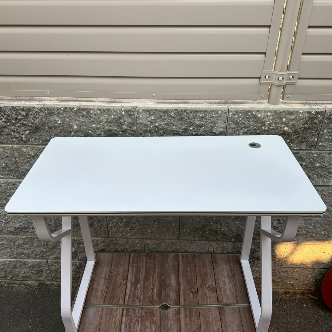 【美品】木製デスク 80cm幅 組立簡単 ワークデスク 奥行50cm 幅80cm 奥行50cm デスク 木製 テーブル desk 机 学習デスク 勉強机
