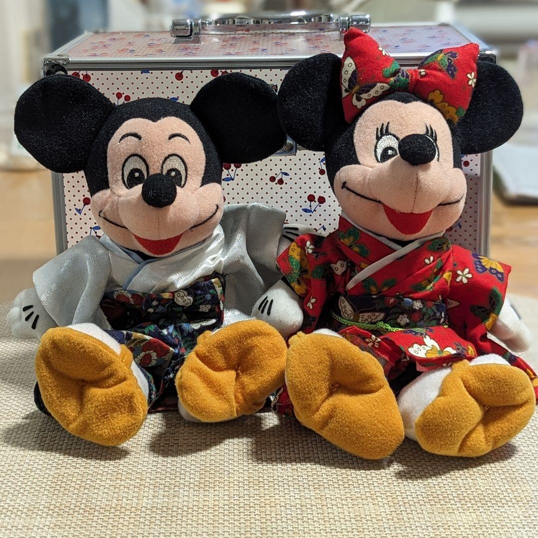 レトロ・美品】着物 ミッキー ミニー ディズニーストア - メルカリ