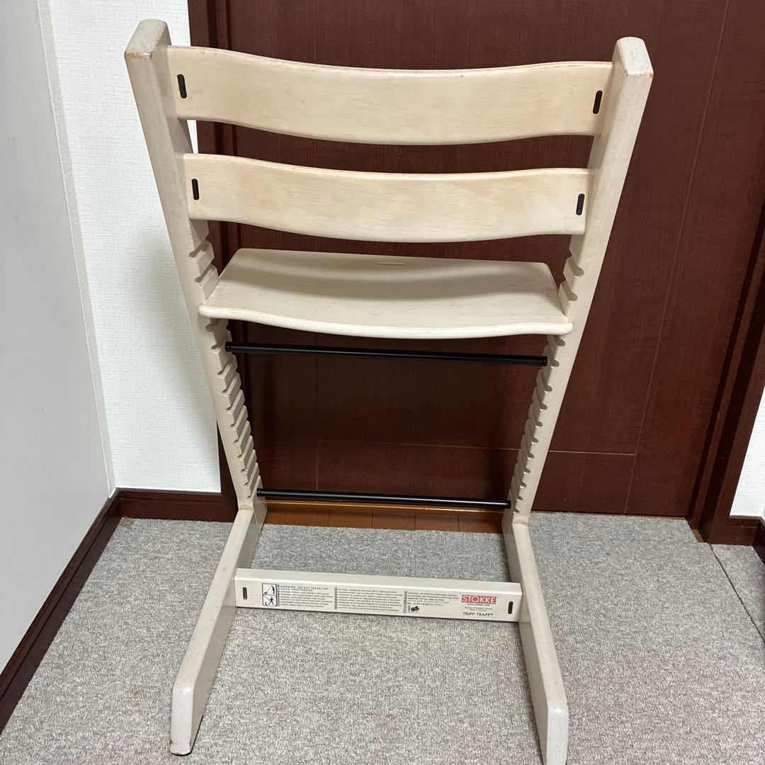 【☆キズあり特価☆】ストッケ　トリップトラップ　ホワイトウォッシュ ストッケ(STOKKE)｜トリップトラップ｜ ホワイトウォッシュ｜ブリベビ通販