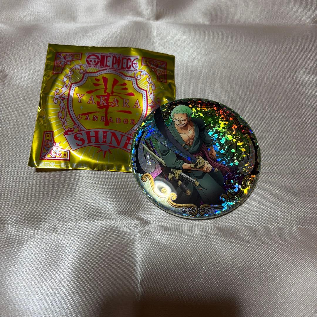 ONE PIECE 輩缶バッジ ゾロ shine - メルカリ