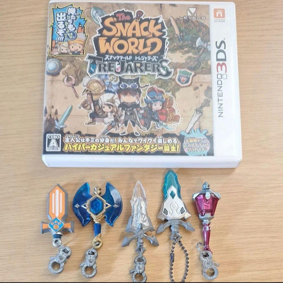 最安値】 スナックワールド 3DS ジャラ クリスタルソードゼロ シルバー