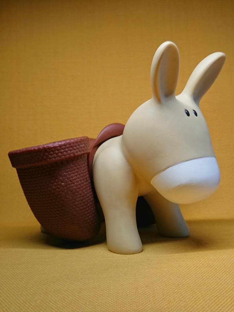 ロバ　小物入れ　プラスチック　置物　インテリア　工芸品　美術品　A3268 b060093-1.jpg