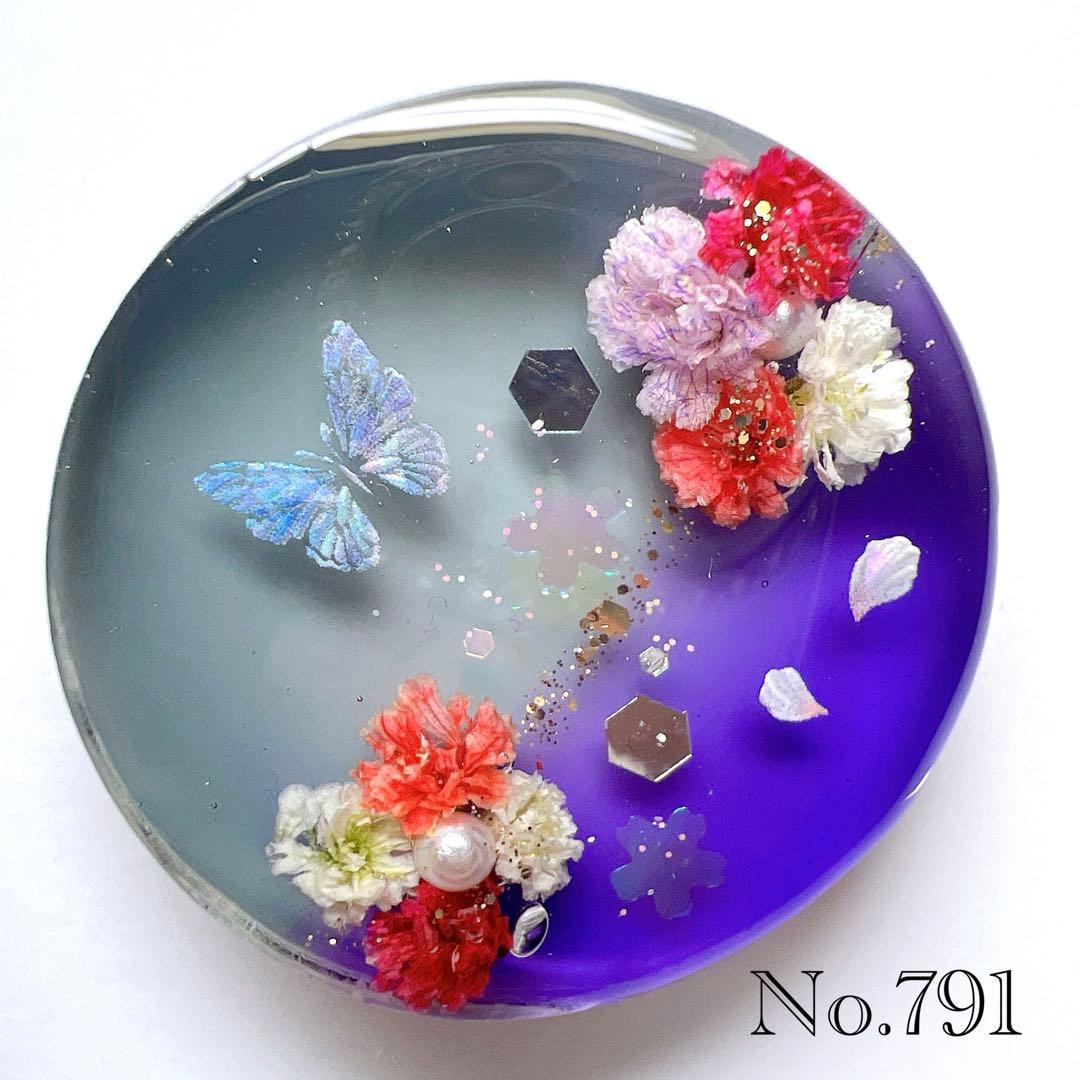 レジン ヘアゴム ドライフラワー No.791 - メルカリ