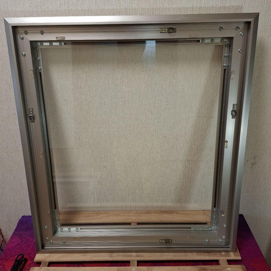 油絵額縁 アルミ額縁 額縁 F10 外寸 73.4×80.9 奥行き9.5 - メルカリ