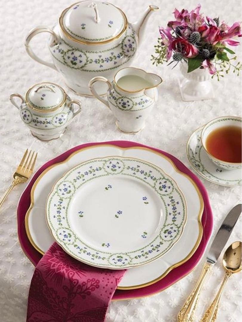 新品フランス製 Bernardaud マリーアントワネットが愛した花 ディナー