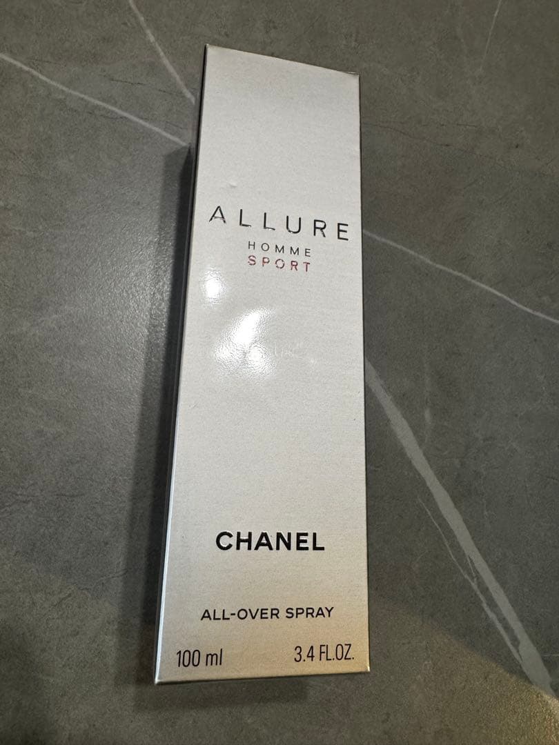 CHANEL ALLURE HOMME SPORT 100ml ボディミスト シャネルが「アリュール オム」からボディミストを発売 携帯用の100mL