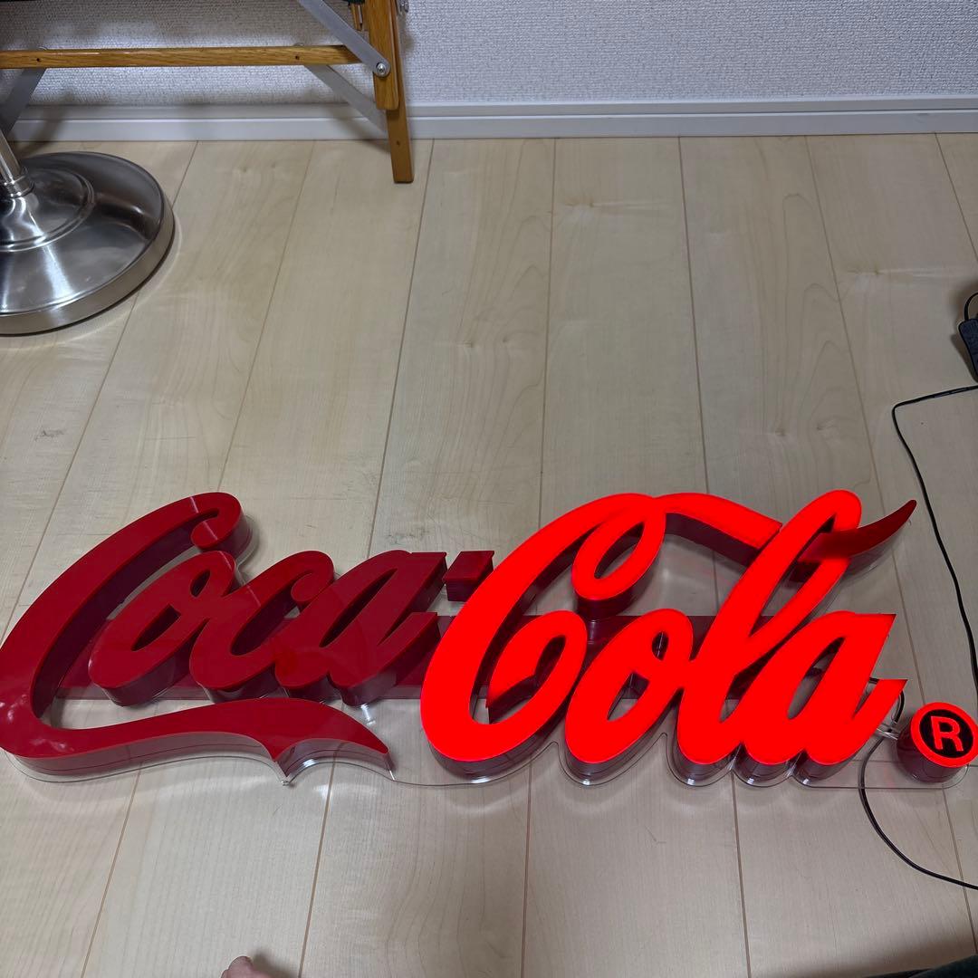 Coca-Cola アクリルロゴサイン 約60cm - メルカリ