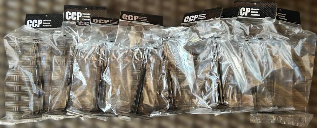 CCP】CMCロゴ入りドールスタンド（黒）10本セット 新品未開封