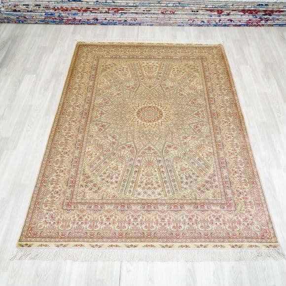 ペルシャ絨毯 208×139cm シルク ガリチェ kashizad