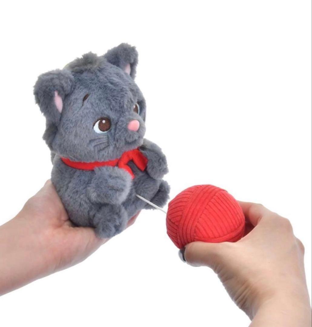 ディズニーストア ベルリオーズ ぬいぐるみキーホルダー 毛糸玉 MOVE