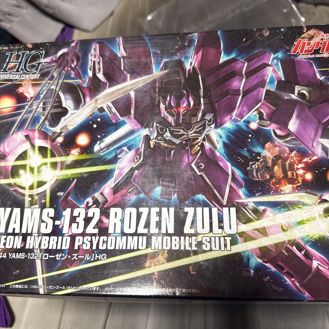 YAMS-132 ROZEN ZULU HGキット　組み立て済み Bandai HGUC 1/144 YAMS-132 Rozen Zulu Model Kit – Gunpla Style