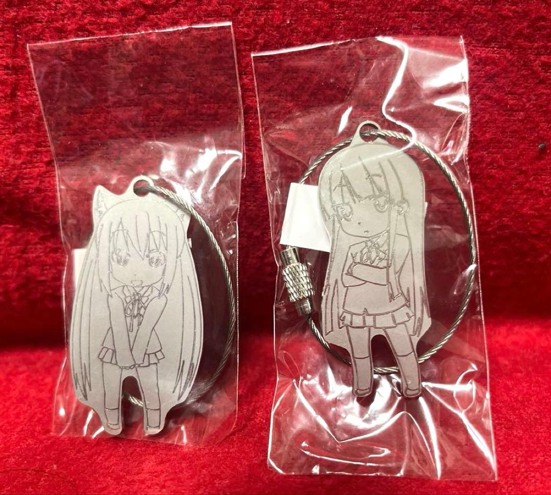澪・あずにゃん・うい】けいおん 聖地巡礼 キーホルダーセット＆木製