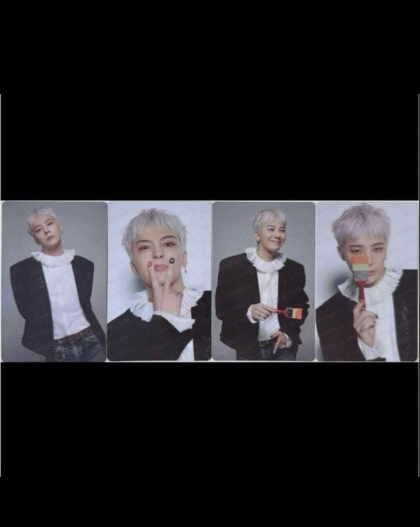 gd g-dragon gドラゴン ジヨン リートン フォトカード セット - メルカリ