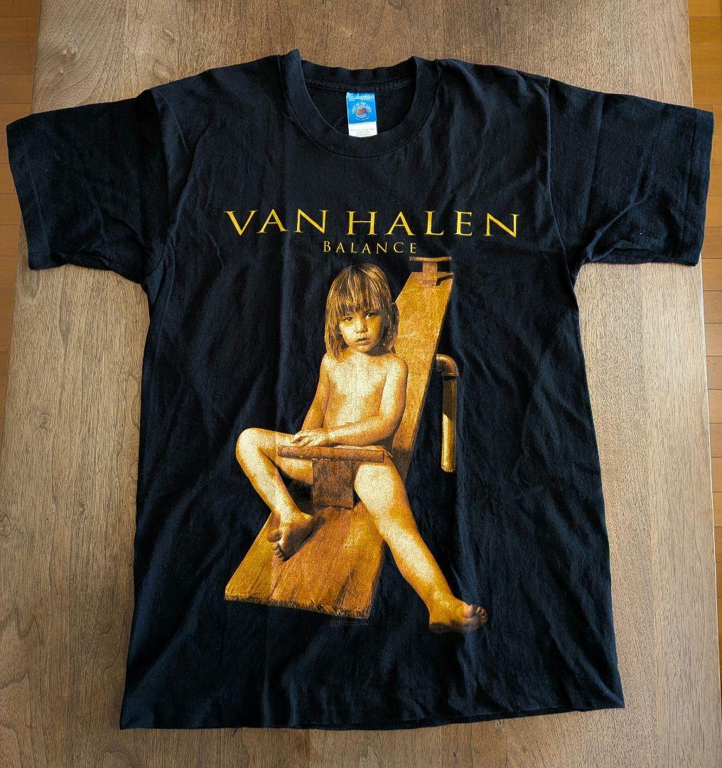 VAN HALEN 1995 BALANCEツアー Tシャツ サイズL Vintage Van Halen Balance Concert T Shirt 1995 White XL – Black