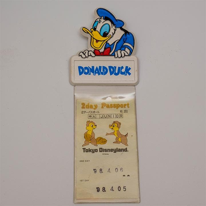 東京ディズニーランド レトロパスポートケース ミッキードナルドプー