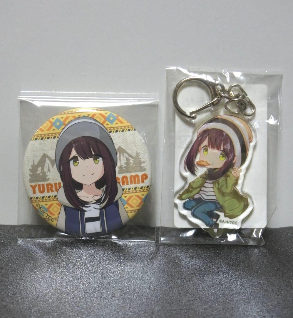 2種セット】ゆるキャン DMMスクラッチ 缶バッジ アクキー 土岐綾乃