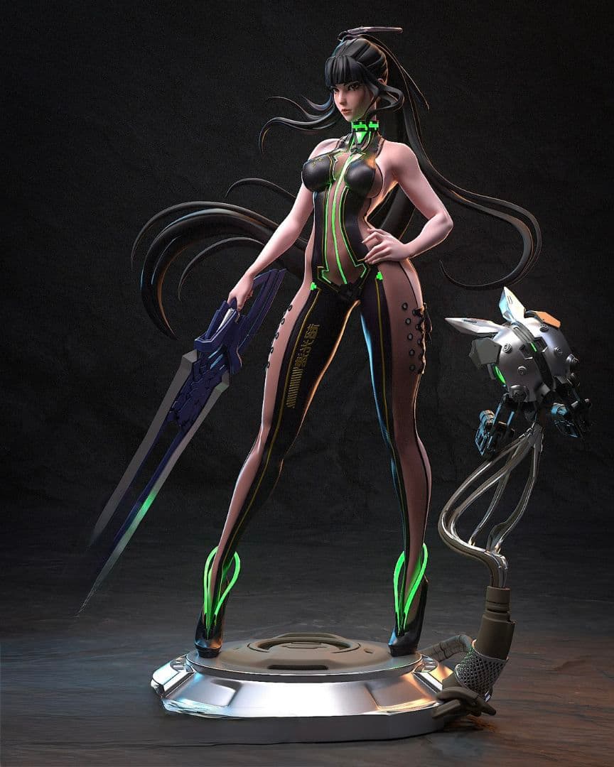 ステラブレイド ガレージキット ガレキ 未塗装未組立 1/7 イヴ 美女
