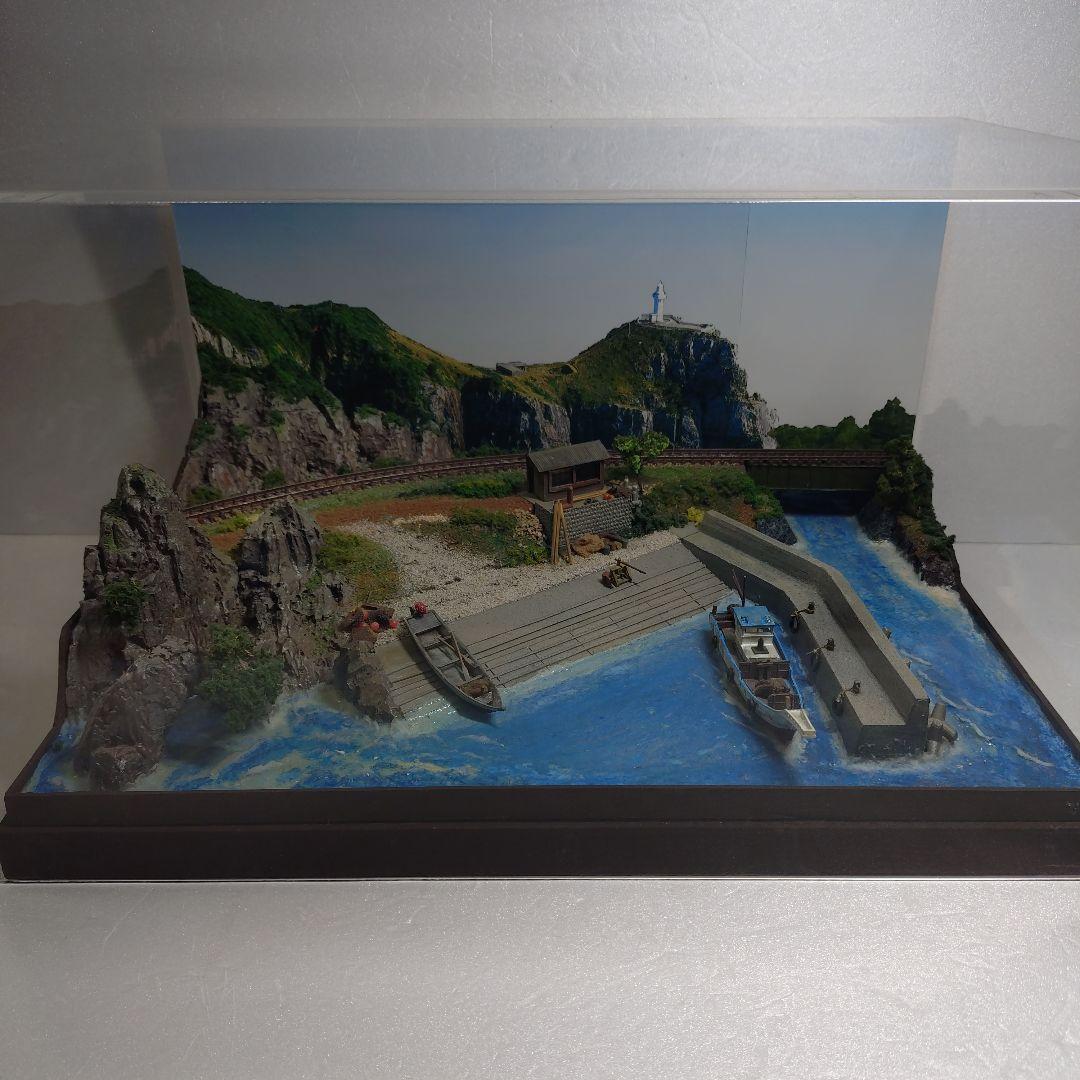 ジオラマ【36✕26✕21cm程度】 Nゲージサイズ? レール幅（9mm程度