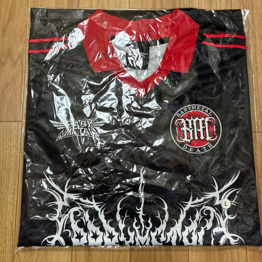 公式】BABYMETAL サッカージャージ Lサイズ ベビーメタル 未開封