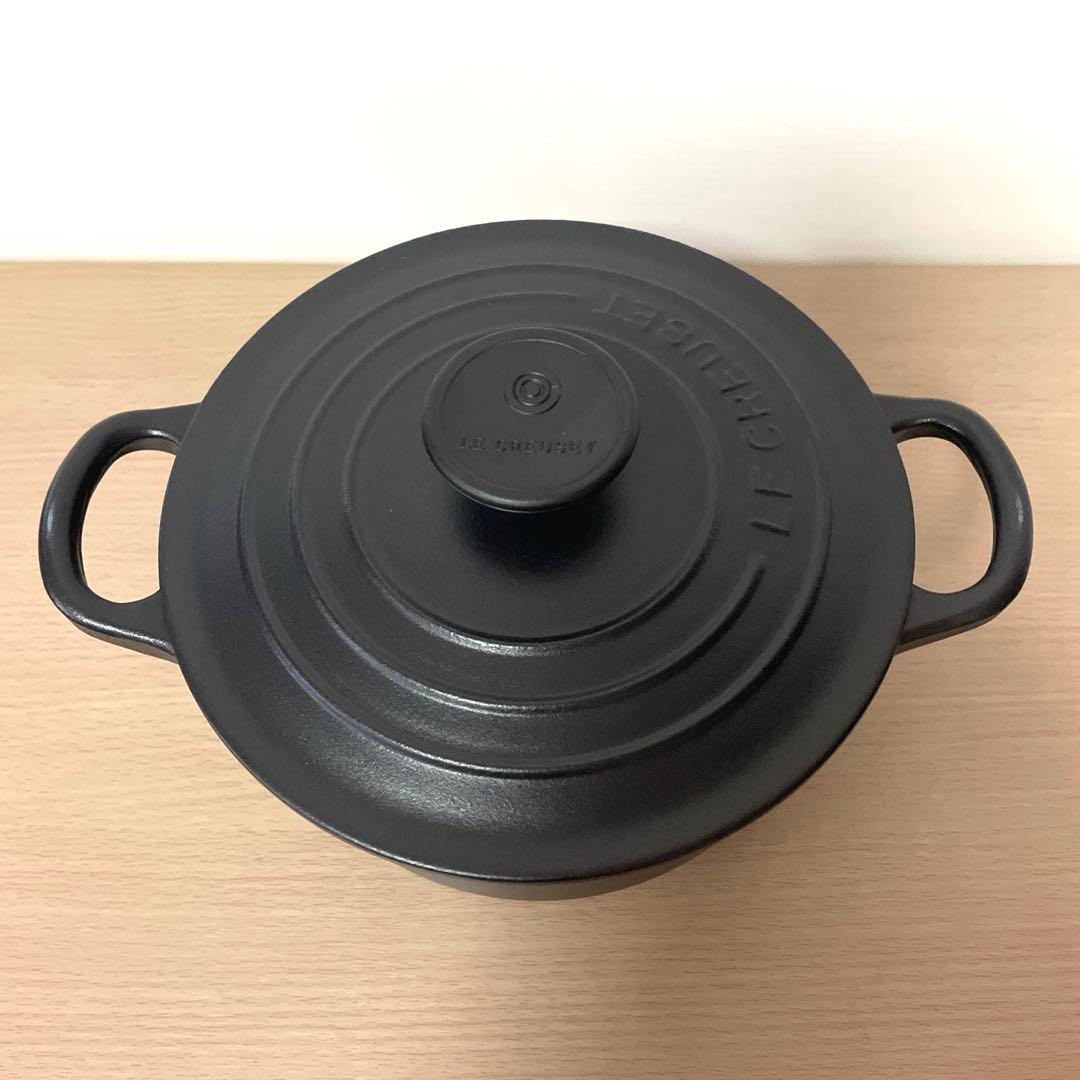 x*b様 LE CREUSETル・クルーゼ 鍋 ココット ロンド マットブラック ココット・ロンド 【シグニチャー 14cm / マットブラック】LECREUSET