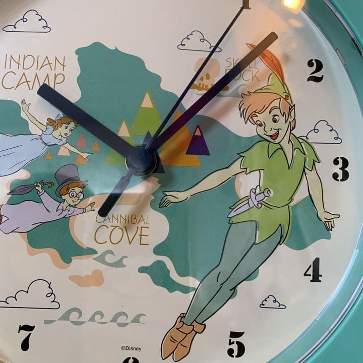 ディズニーストア ピーターパン 掛け時計 ＊非売品です＊ - メルカリ