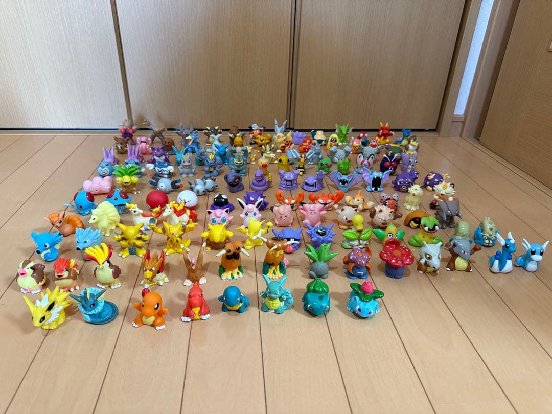 ポケモン 指人形 フィギュア まとめ売り 初代 約516体 ケッサクのすがた ポケモン - ポケモン フィギュア 指人形セット 約50体の通販 by ciao