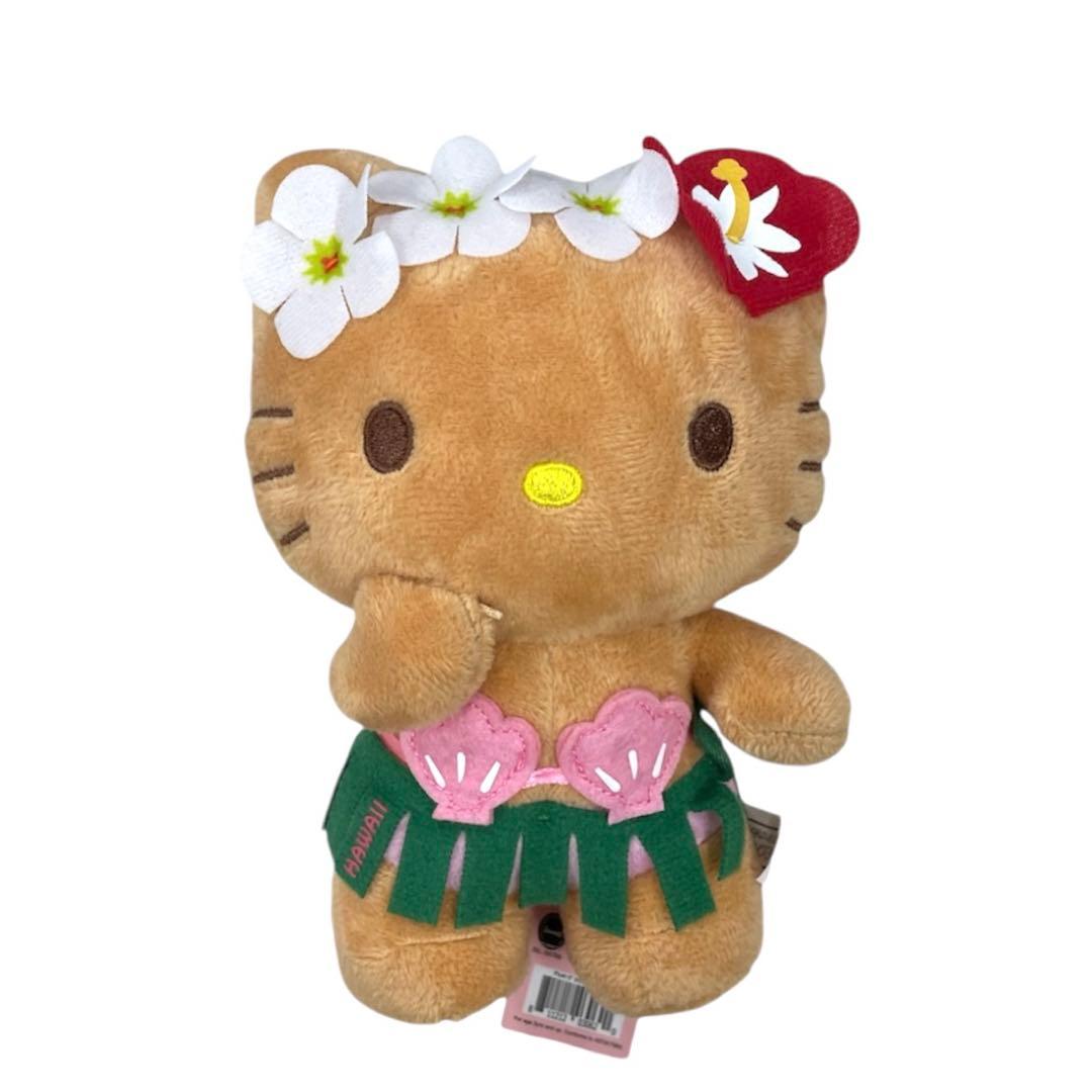 ハワイ限定 【新品未使用】日焼けキティ フラ ぬいぐるみ ABC サンリオ