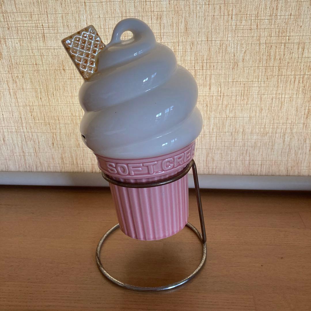 ○専用商品○ ソフトクリーム 貯金箱 陶器製 昭和レトロ - メルカリ
