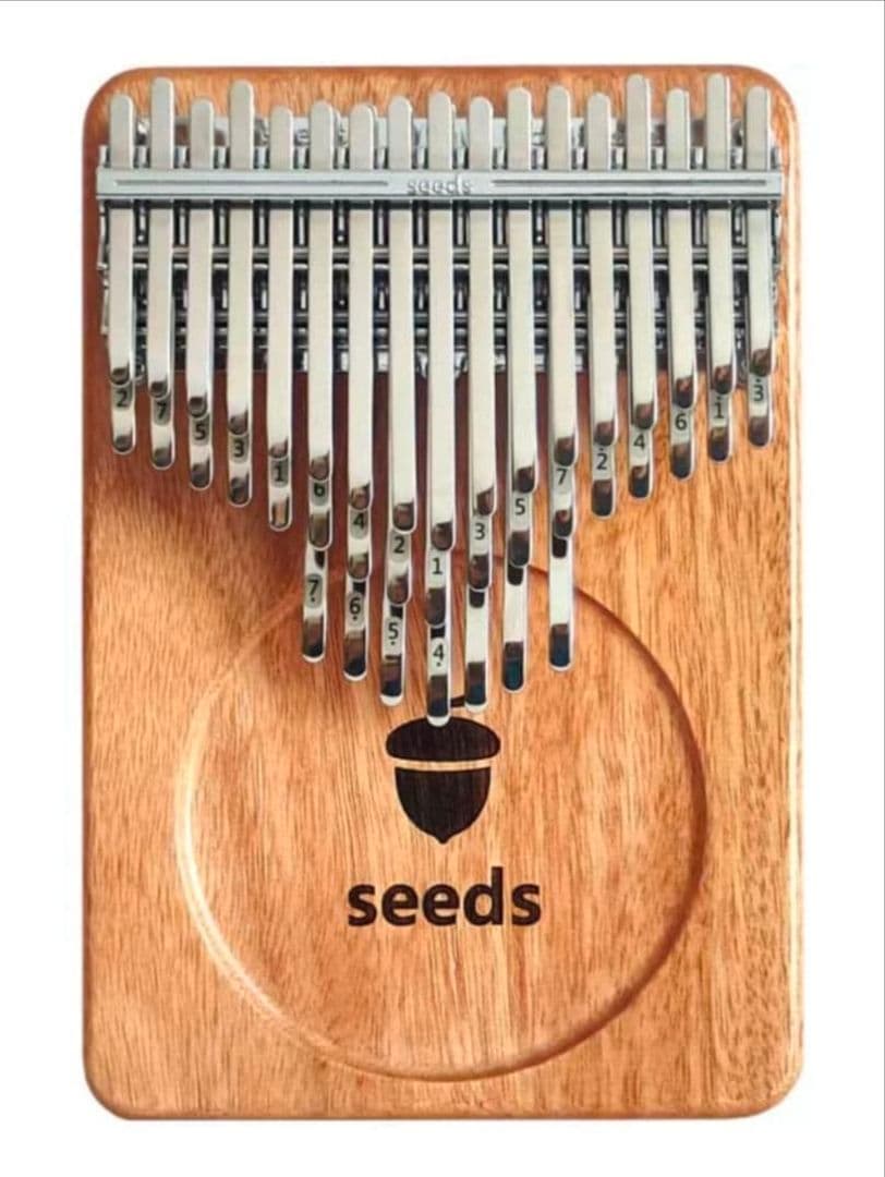 カリンバ seeds 親指ピアノ 半音付き 41キー クロマチック - メルカリ
