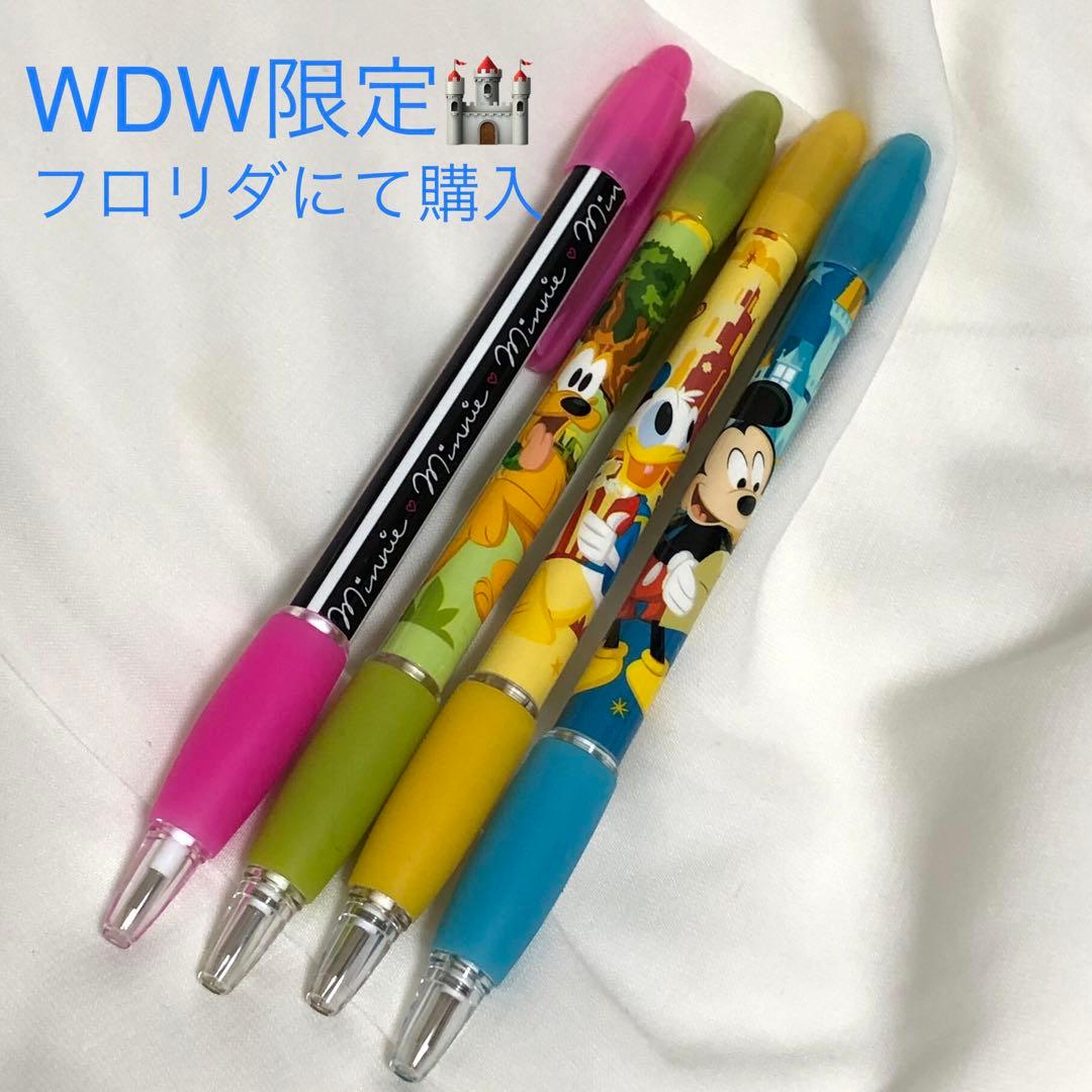 WDW限定】4本セット ボールペン フロリダディズニー お土産 - メルカリ