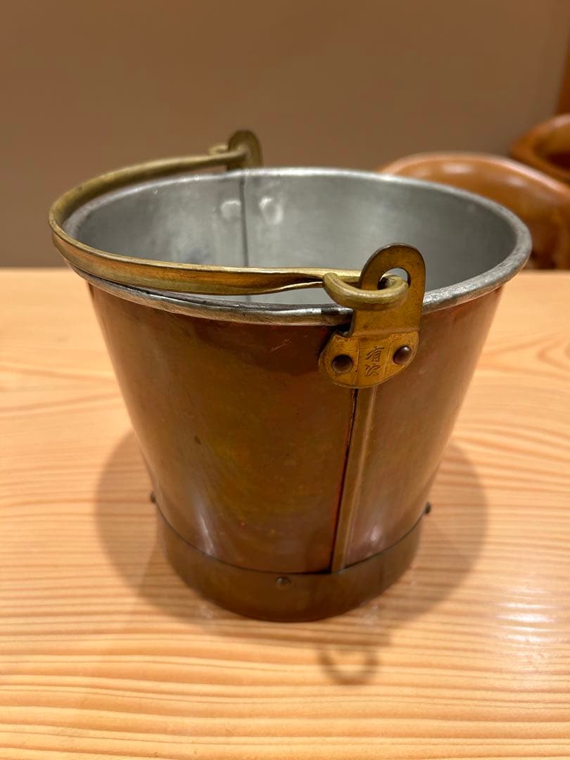 京都有次　銅　バケツ　アイスペール 銅製 アイスペール COPPER 100 HOME WARE | アンティーク家具と喫茶キャ