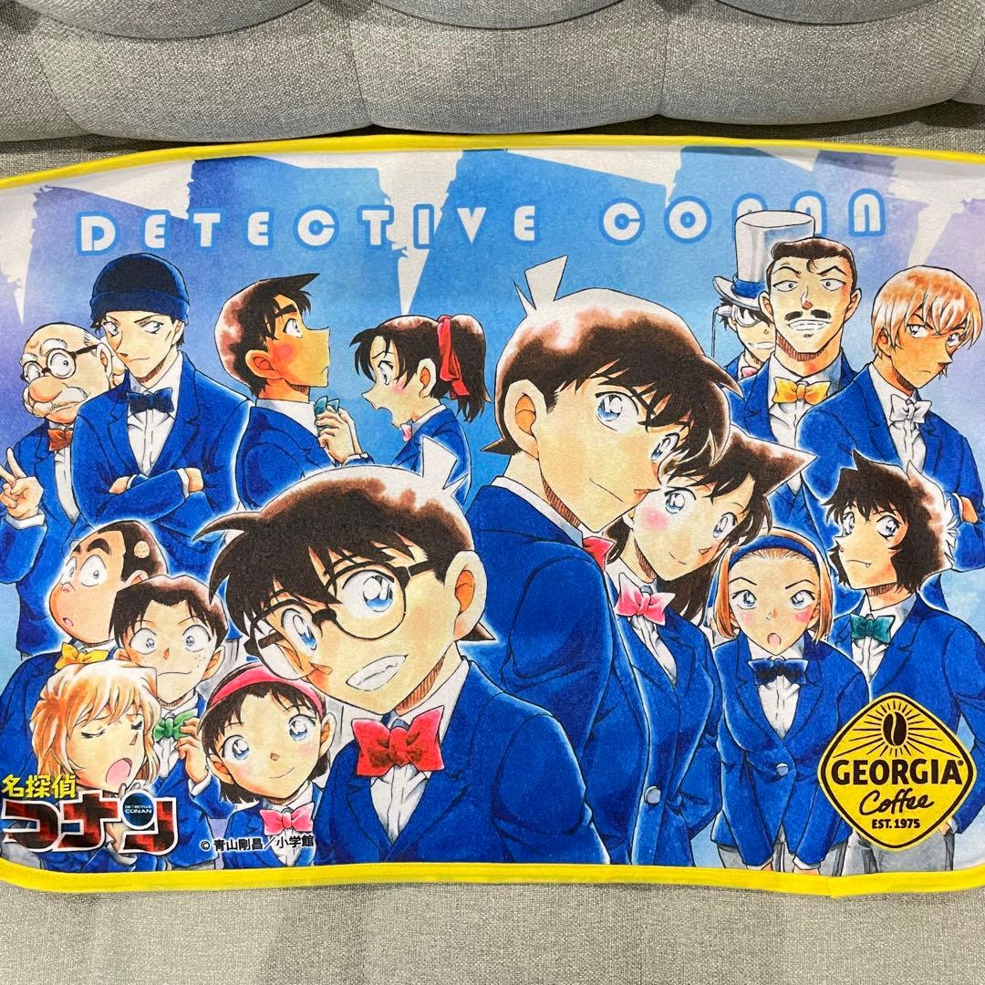 名探偵コナン ジョージアコラボ ブランケット - メルカリ