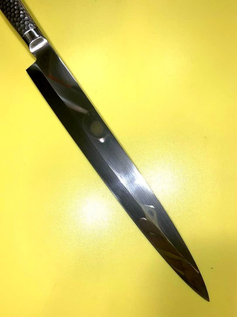 實光 柳刃包丁 H-INOX モリブデンバナジウム鋼 刃渡り24cm - メルカリ