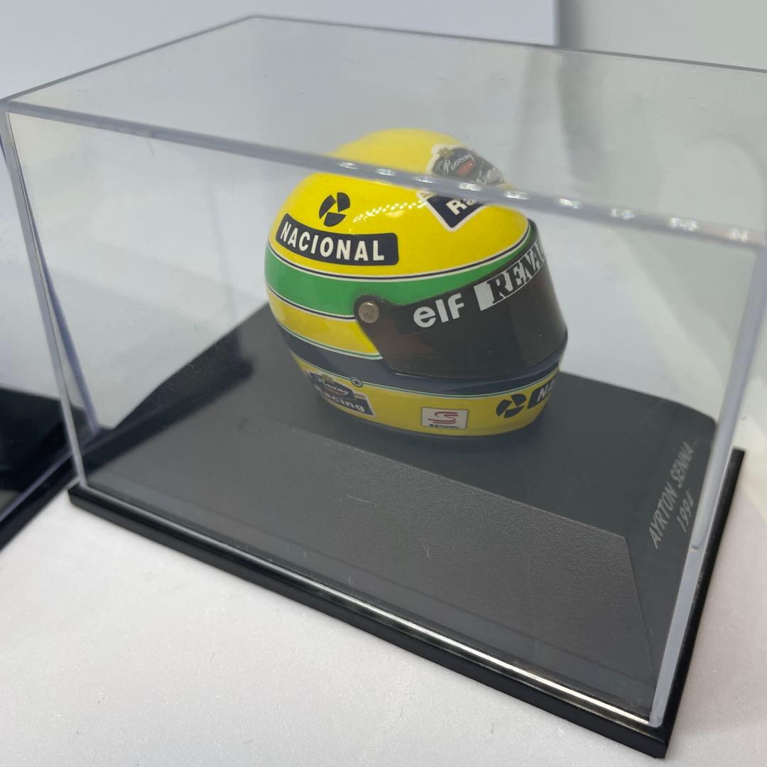 Ayrton Senna ミニチュアヘルメット 1991 1994 箱無し。 - メルカリ