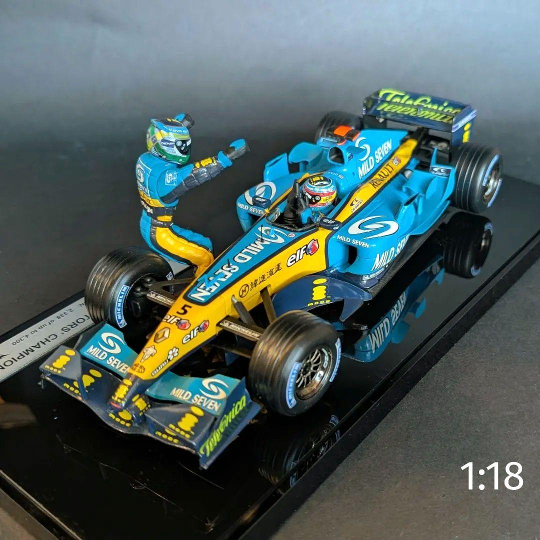ホットウィール 1/18 ルノー R25 アロンソ 2005 チャンピオン - メルカリ