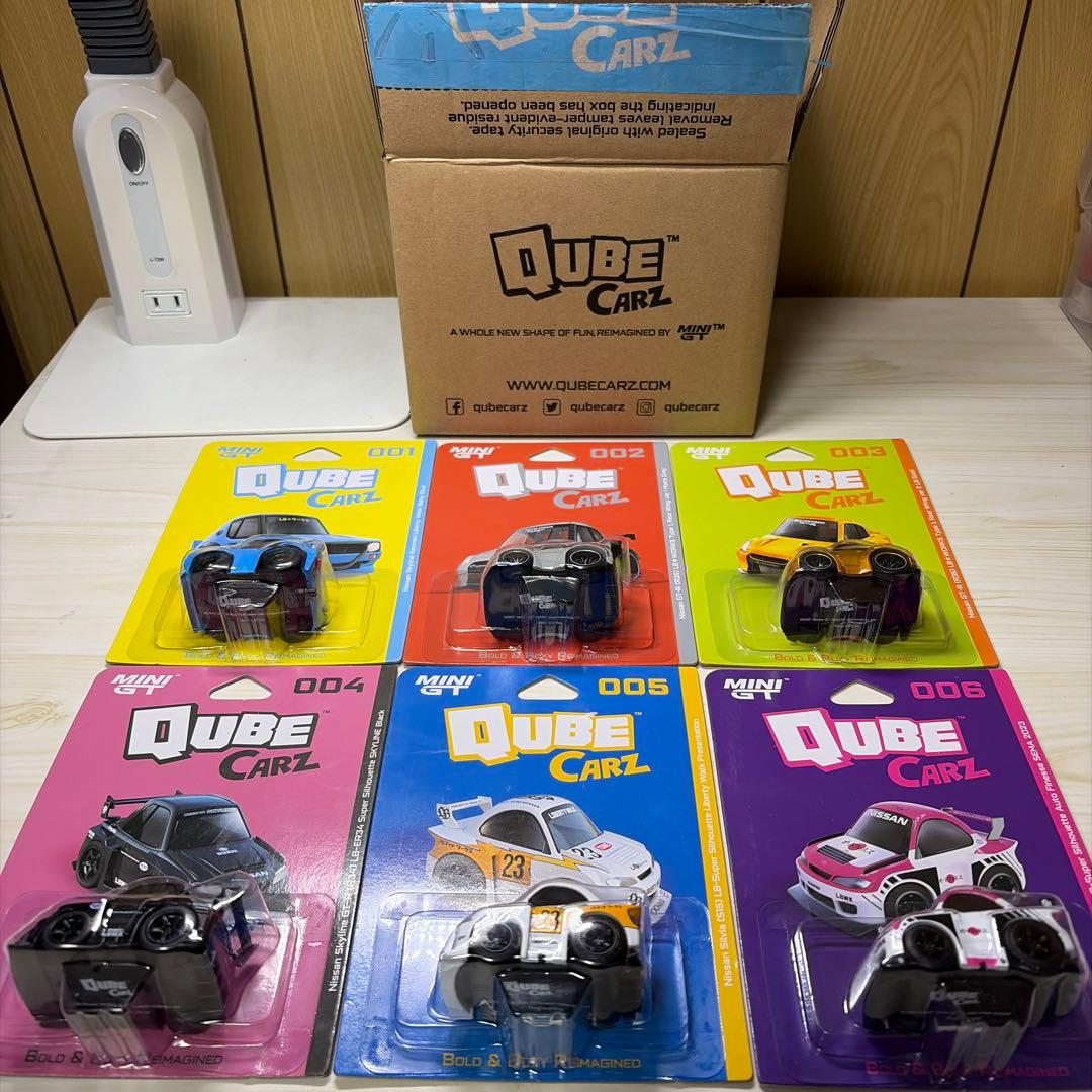 liberty walk MINIGT QUBE CARZ ミニカーセット 6個 Mini GT 1:64 Qube Carz Series 1 LB☆WORKS Liberty Walk Set of 6