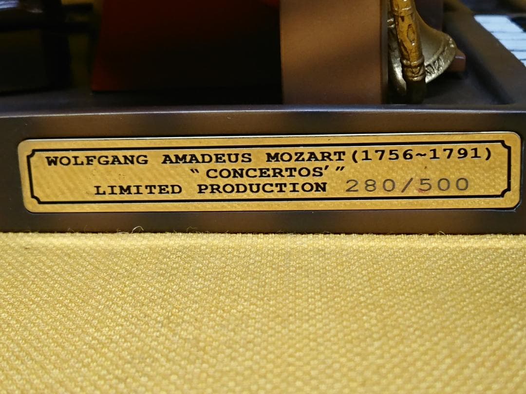 ビンテージ 音楽家 モーツァルト 置物 インテリア 工芸品 美術品 A1453