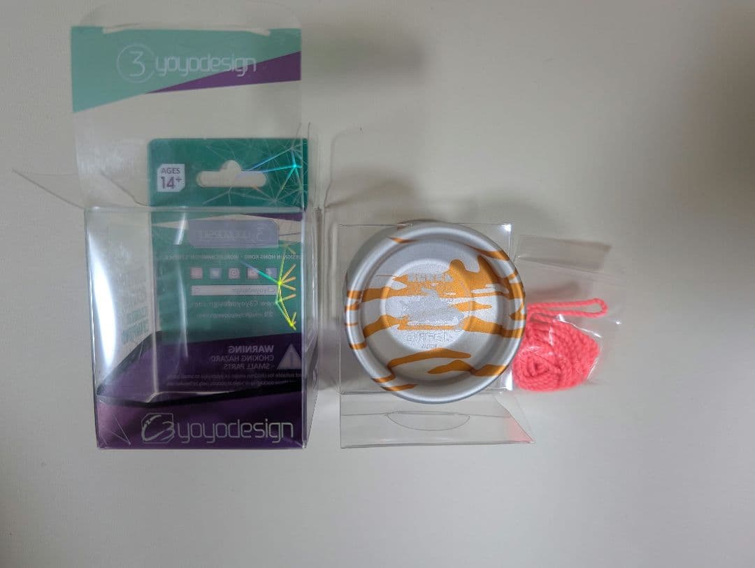 C3 yoyodesign /バステト2/ヨーヨー シルバーオレンジ　すだちくん C3ヨーヨーデザイン「バステト2」【リワインド的ヨーヨーコレクション